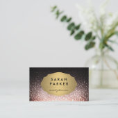 Faux Gold Label met Glitter Glam Sparkle (Staand voorkant)