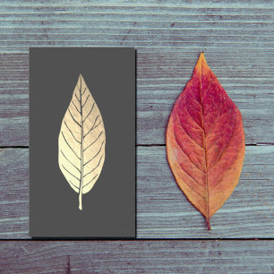 Faux Gold Leaf Visitekaartje