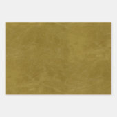 Faux Gold Leather Texture Inpakpapier Vel (Voorkant 3)