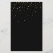 Faux Gold Lijst Bachelorette Scavenger Hunt Spel (Achterkant)