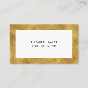 Faux Gold Lijst Visitekaartje