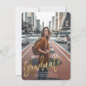 Faux Gold, Lycée, Moderne, Cartes de Diplôme (Devant)