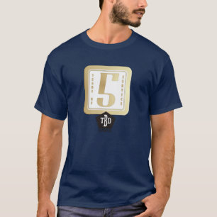 Faux Gold Medewerker 5 jaar Prijs T-shirt