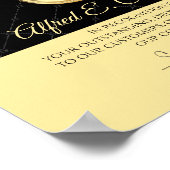 Faux gold Medewerker van het jaarcertificaat Poster (Hoek)