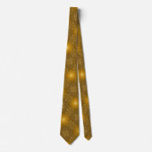 Faux Gold Metal Pattern-ontwerp Stropdas (Voorkant)