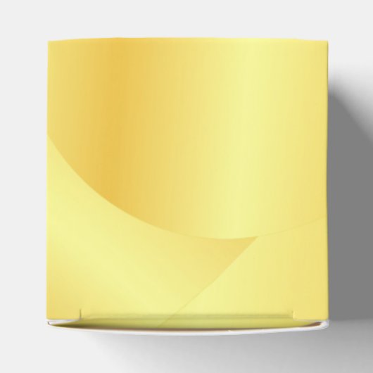 Faux Gold Metallic look elegant Moderne Sjabloon Bedankdoosjes (Bovenkant)