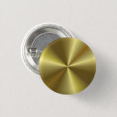 Faux Gold Metallic look Glamoureus Blank Sjabloon Ronde Button 3,2 Cm (Voorkant /achterkant)