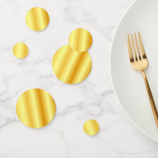 Faux Gold Metallic look Moderne Sjabloon elegant Confetti (Groep)