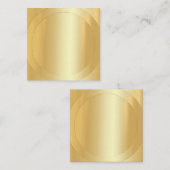 Faux Gold Modern Elegant Blank Modèle tendance (Devant / Derrière)