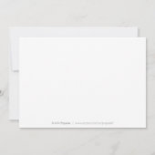Faux Gold Modern Simple Script Save the Date (Achterkant)