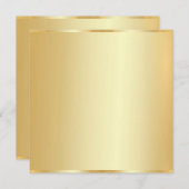 Faux Gold moderne Modèle blanc élégant (Devant / Derrière)