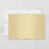 Faux Gold moderne Modèle blanc élégant (Dos)