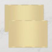 Faux Gold moderne Modèle blanc élégant (Devant / Derrière)