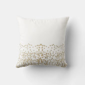 Faux Gold Mr en Mrs Monogram Wedding Kussen (Achterkant)