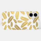 Faux Gold Palm Leaves Pattern Case-Mate iPhone Case (Achterkant (horizontaal))