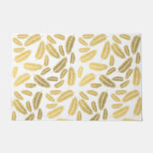 Faux Gold Palm Leaves Pattern Deurmat (Voorkant)