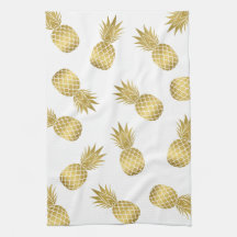 Faux Gold Pineappels