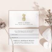 Faux Gold Pineapple Reference Kaart