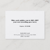 Faux Gold Sequins Gestreepte Mode & Beauty Coupon (Achterkant)