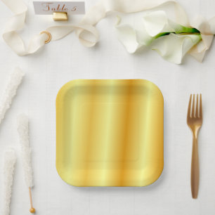 Faux Gold Sjabloon Trendy Elegant Glamoureuze Papieren Bordje