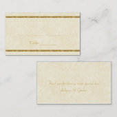 Faux Gold Sparkings modernes sur les cartes ivoiri (Devant / Derrière)