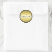 Faux Gold Sticker Label Handgemaakte Suikerscrub (Tas)