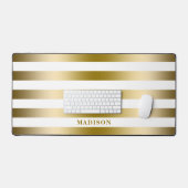 Faux Gold Stripes Motif géométrique (Clavier et souris)