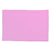 Faux Gold Stripes op roze of in uw kleur Kussensloop (Achterkant)