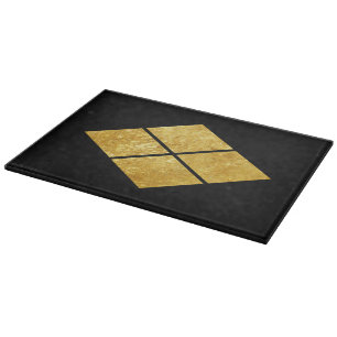 Faux Gold Takeda Japan Mon Oriental Snijplank
