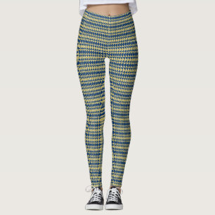Faux Gold Triangles Patroon Leggings