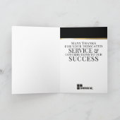 Faux gold UNIVERSAL carte d'anniversaire de l'empl (Intérieur)