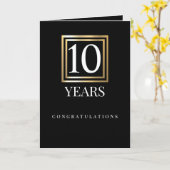 Faux gold UNIVERSAL carte d'anniversaire de l'empl (Fleur jaune)