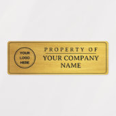 Faux Gold Voeg Logo-eigenschap toe van labels (Design 2)