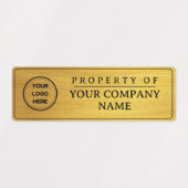 Faux Gold Voeg Logo-eigenschap toe van labels (Design 1)