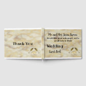 Faux Gold Wedding Guest Book Gastenboek (Volledig)