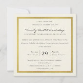 FAUX GOLD WHITE DAMASK CLASSIC WORKSHOP EVAL KAART (Voorkant)