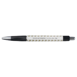 Faux Gold Zigzag Chevron Pattern, gepersonaliseerd Pen