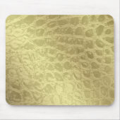 Faux Golden Alligator Skin Muismat (Voorkant)