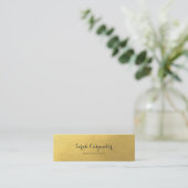 faux goud | Eelegant Mini Visitekaartje (Staand voorkant)