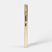 Faux Goud Geborsteld Metaal Glitter Print Monogram Samsung Galaxy Hoesje (Rechterkant)