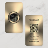 Faux gouden bord speler Visitekaartje (Voorkant / Achterkant)