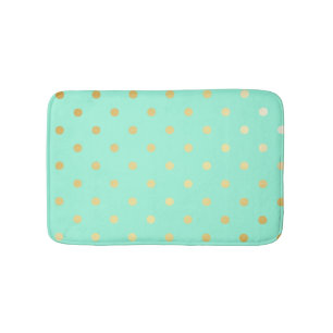 Faux gouden munt polka stippen badmat