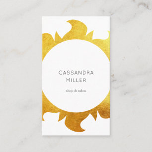 Faux gouden visitekaartje