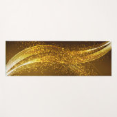 Faux goudliet dynamische golffuikolf yogamat (Voorkant (horizontaal))