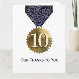 Faux goudverzegeling universele verjaardag kaart