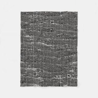 Faux Gray Concrete Fleece Deken