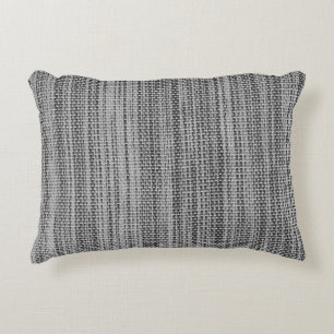 Faux Grey Fabric Accent Pillow Kussen
