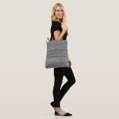 Faux Grey Fabric Canvas tas (Op model)