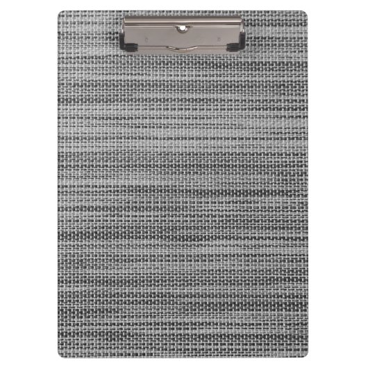 Faux Grey Fabric Cloth Modern Design Cliboard Klembord (Voorkant)