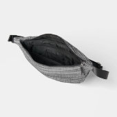 Faux Grey Fabric Design Fanny Pack (Ouvrir)
